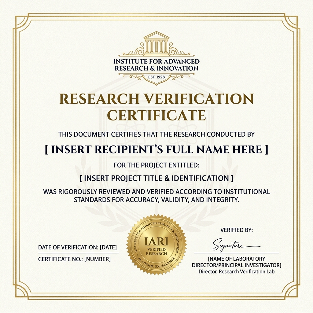 Sample Certificate