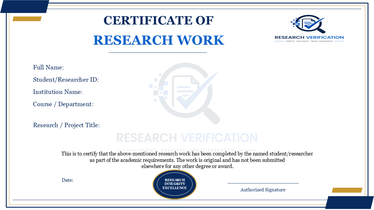 Sample Certificate